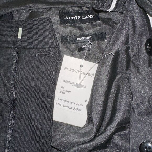 NWT Alton Lane Tailored Fit Mens 34x29 Dress Pants Black. 14 - Picture 6 of 8